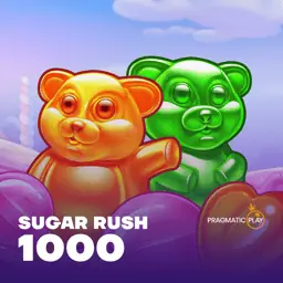 Žaidimo „Sugar Rush 1000“ viršelis iš twinsbet.lt